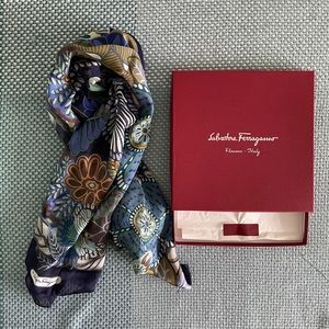 Authentic Ferragamo Silk scarf